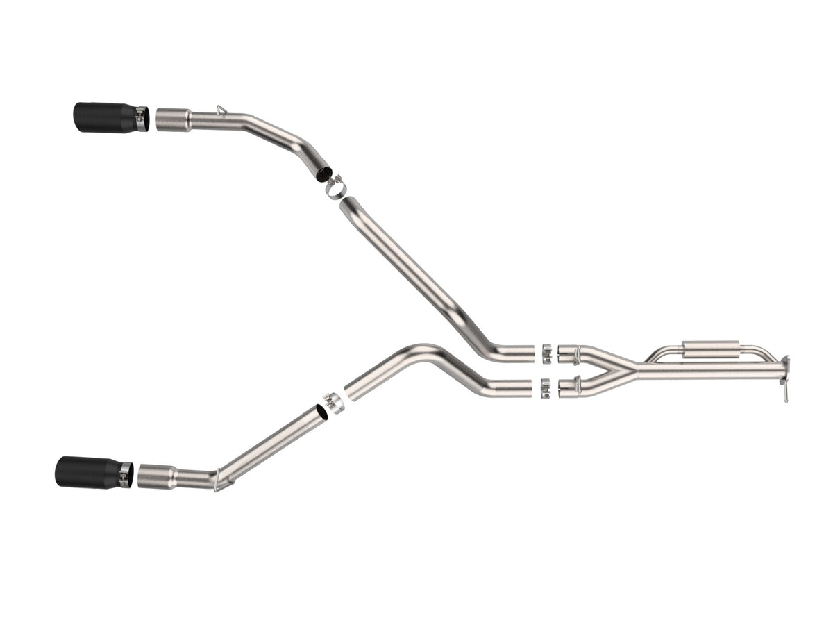 Vulcan Series 3 Inch 304 Stainless Steel Cat-Back Exhaust System Ram 1500 25-26 L6-3.0L Twin Turbo