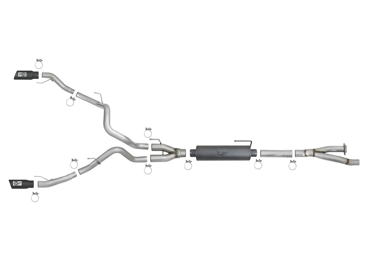 Rebel Series Cat-Back Exhaust System Ford F-150 Raptor 17-20/F-150 Limited 19-20 V6-3.5L Twin Turbo