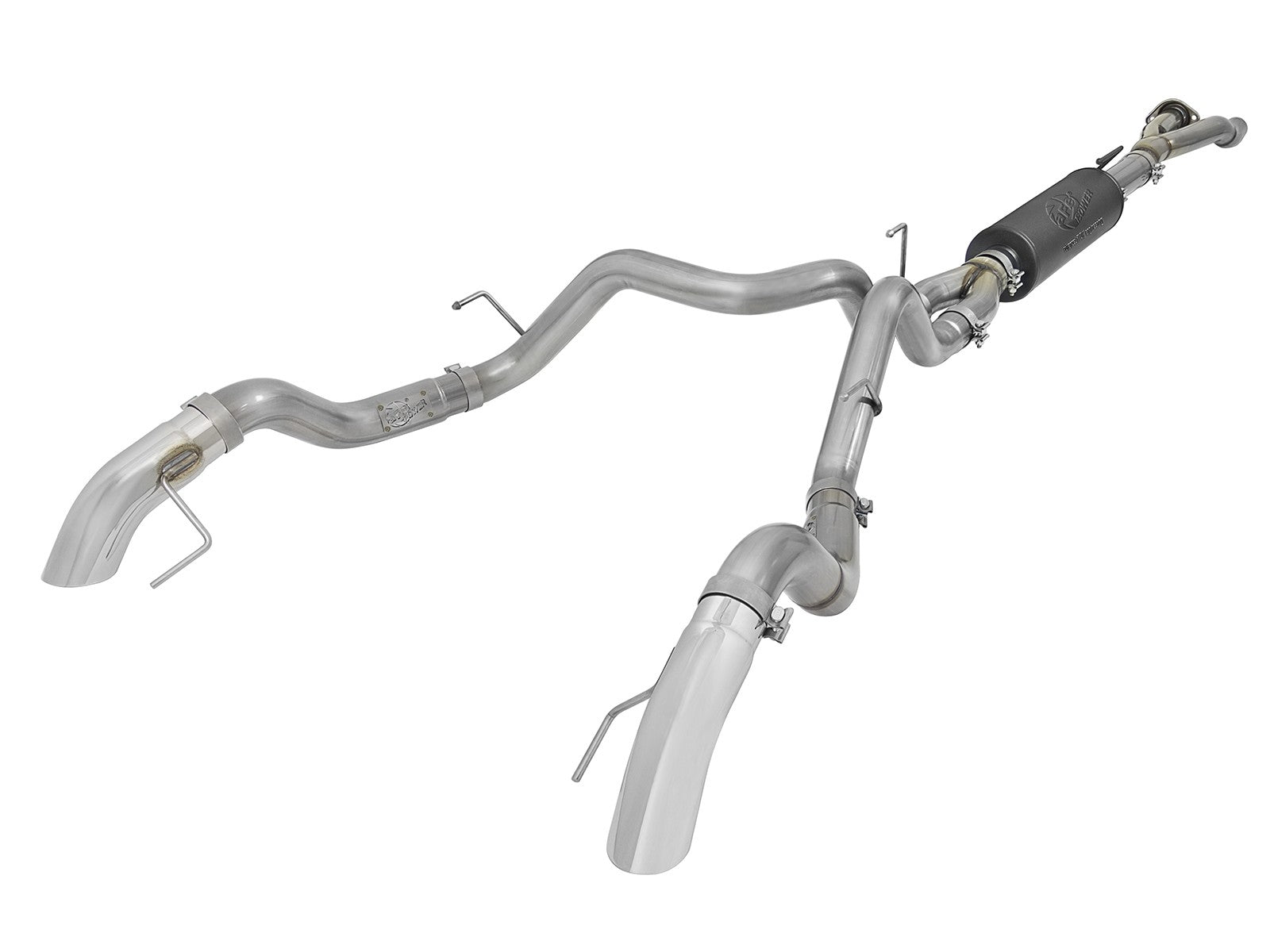 Mach Force-Xp 3 Inch 304 Stainless Cat-Back Hi-Tuck Exhaust System Ford F-150 Raptor 17-20/F-150 Limited 19-20 V6-3.5L Twin Turbo