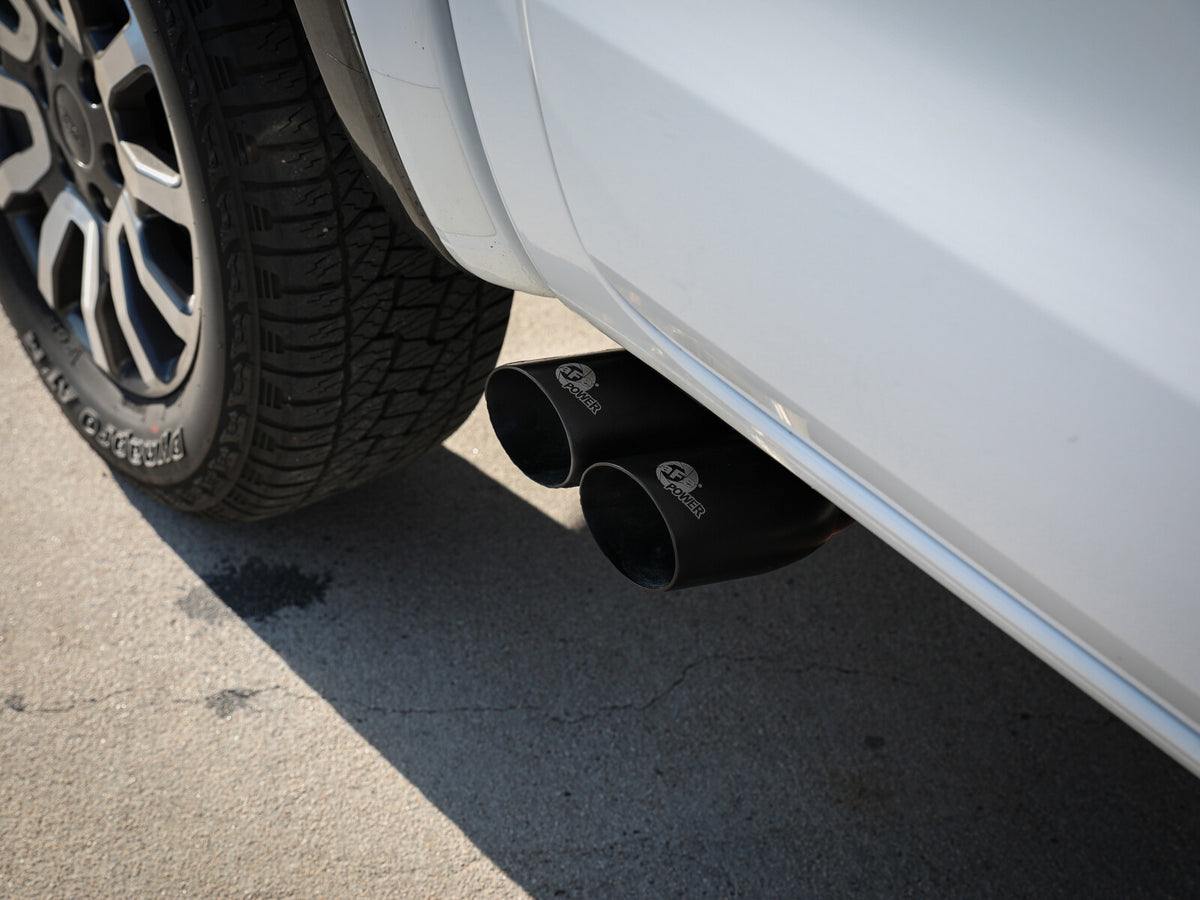 Rebel Series 3 Inch 304 Stainless Steel Cat-Back Exhaust System w/ Straight Cut Tips Ford Ranger 19-23 L4-2.3L Turbo