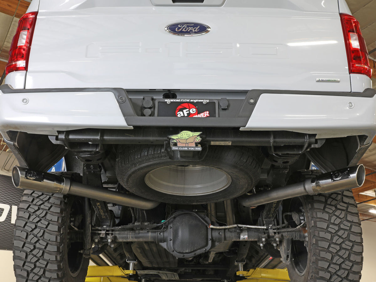 Vulcan Series 3 Inch 304 Stainless Steel Cat-Back Exhaust System w/ Dual Rear-Side Exit Ford F-150 21-26 V6-2.7L Twin Turbo/3.5L Twin Turbo/V8-5.0L