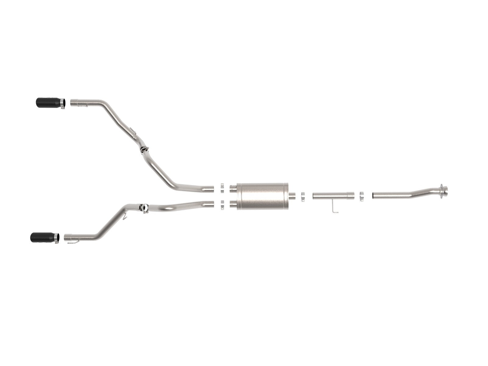 Vulcan Series 3 Inch 304SS Cat-Back Exhaust System Dual Rear Exit Ford F-150 21-26 V6-2.7L Twin Turbo/3.5L Twin Turbo/V8-5.0L