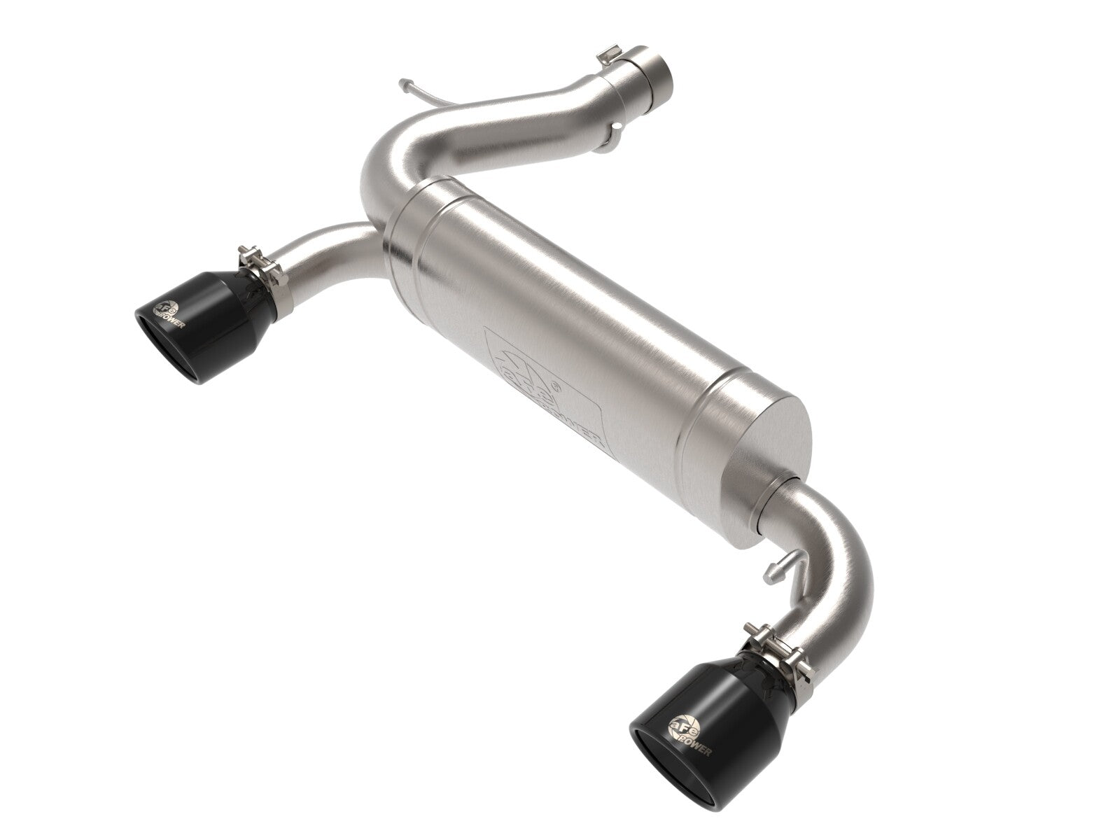 Vulcan Series 3 Inch to 2-1/2 Inch Stainless Steel Axle-Back Exhaust System Ford Bronco 21-26 L4-2.3L Turbo/V6-2.7L Twin Turbo