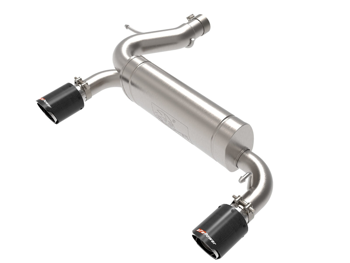 Vulcan Series 3 Inch to 2-1/2 Inch Stainless Steel Axle-Back Exhaust System Ford Bronco 21-26 L4-2.3L Turbo/V6-2.7L Twin Turbo