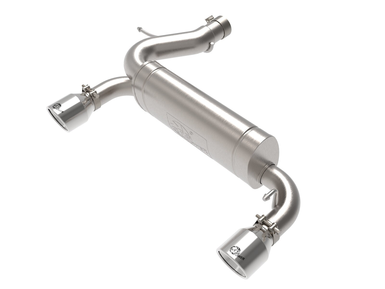 Vulcan Series 3 Inch to 2-1/2 Inch Stainless Steel Axle-Back Exhaust System Ford Bronco 21-26 L4-2.3L Turbo/V6-2.7L Twin Turbo