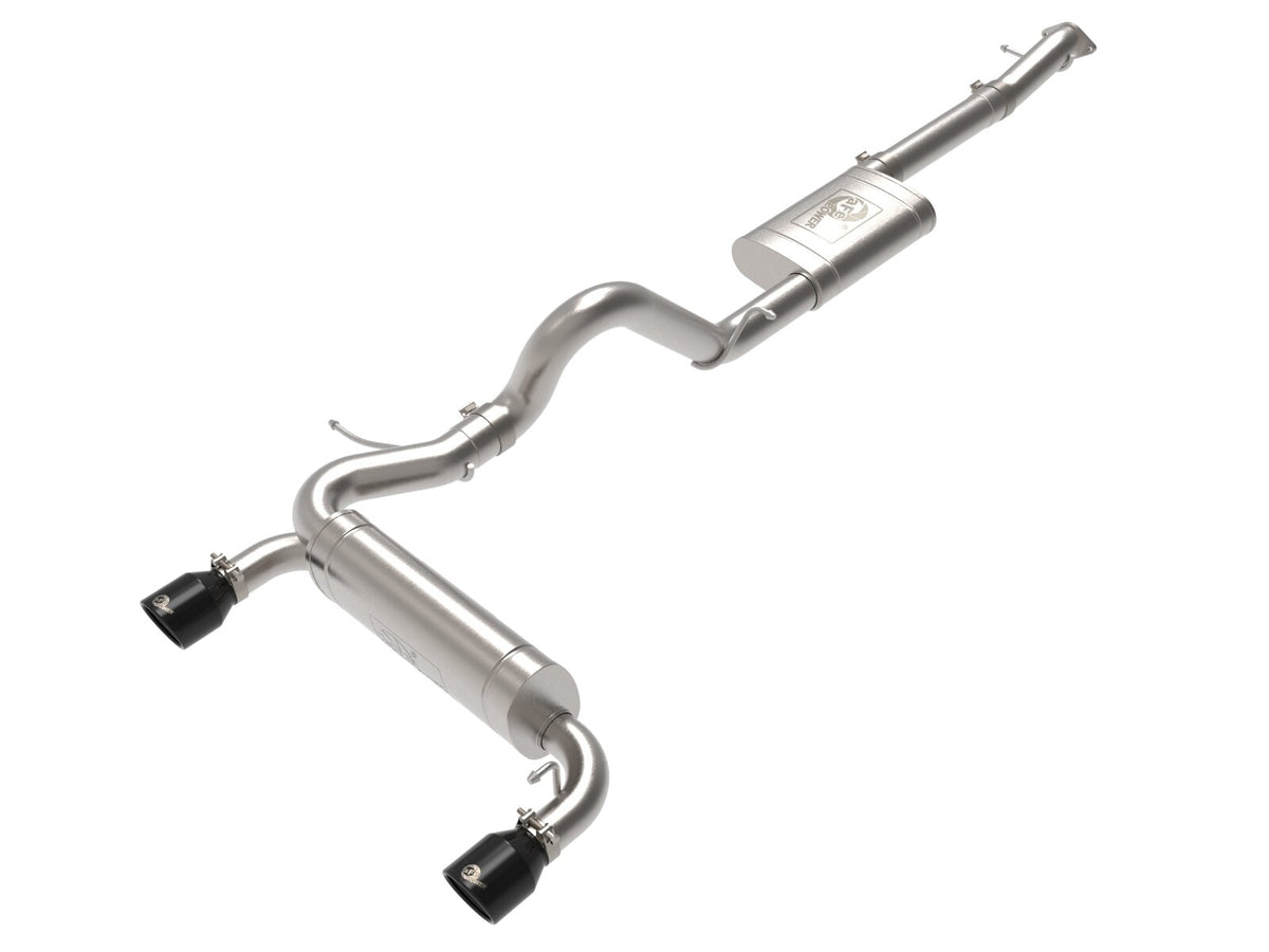 Vulcan Series 3 Inch to 2-1/2 Inch Stainless Steel Cat-Back Exhaust System Ford Bronco 21-26 L4-2.3L Turbo/V6-2.7L Twin Turbo