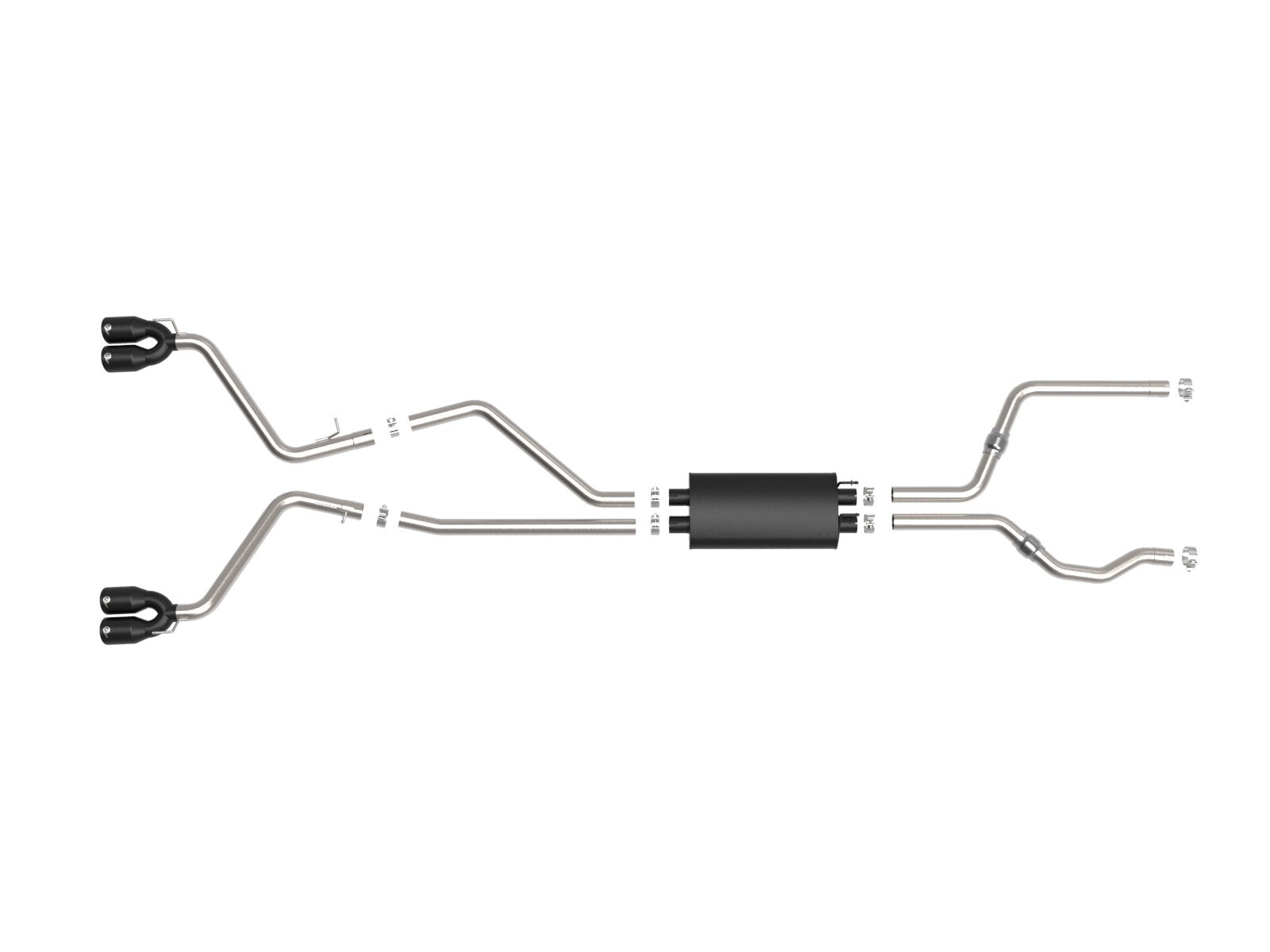 Mach Force-Xp 304 Stainless Steel Cat-Back Exhaust System Ford Explorer St 20-26 V6-3.0L Twin Turbo