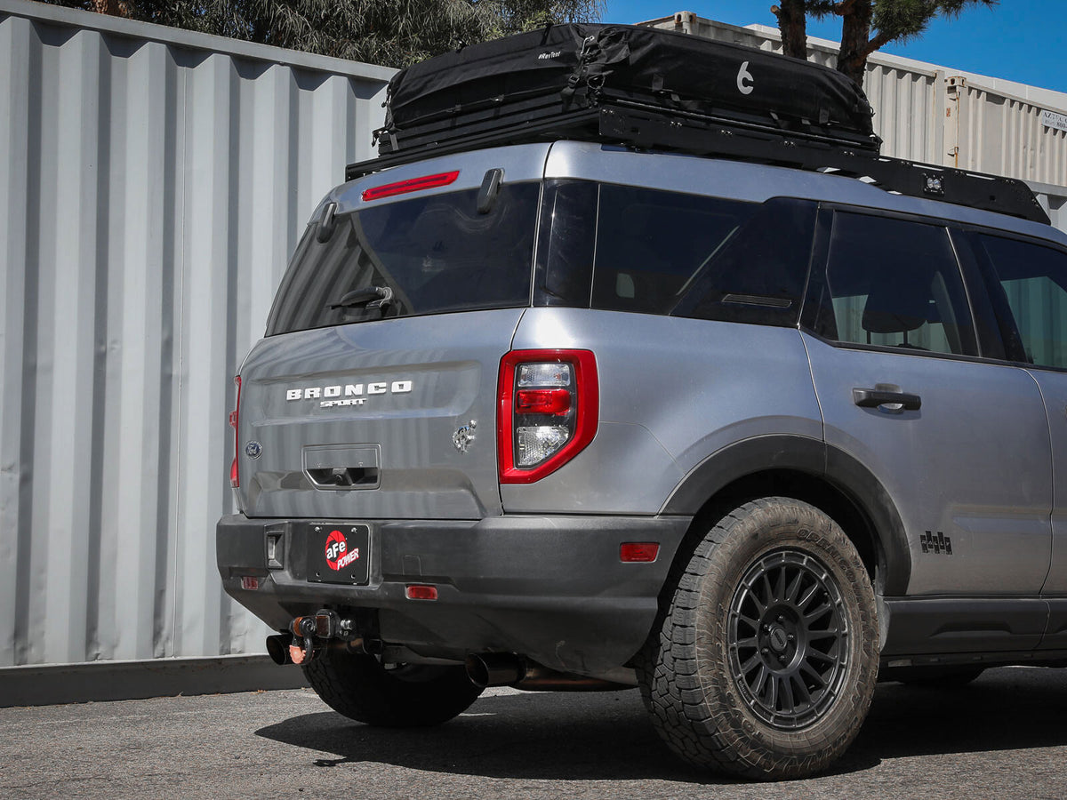 Vulcan Series 2-1/2 Inch 304 Stainless Steel Cat-Back Exhaust System Ford Bronco Sport 21-26 L3-1.5L Turbo/L4-2.0L Turbo