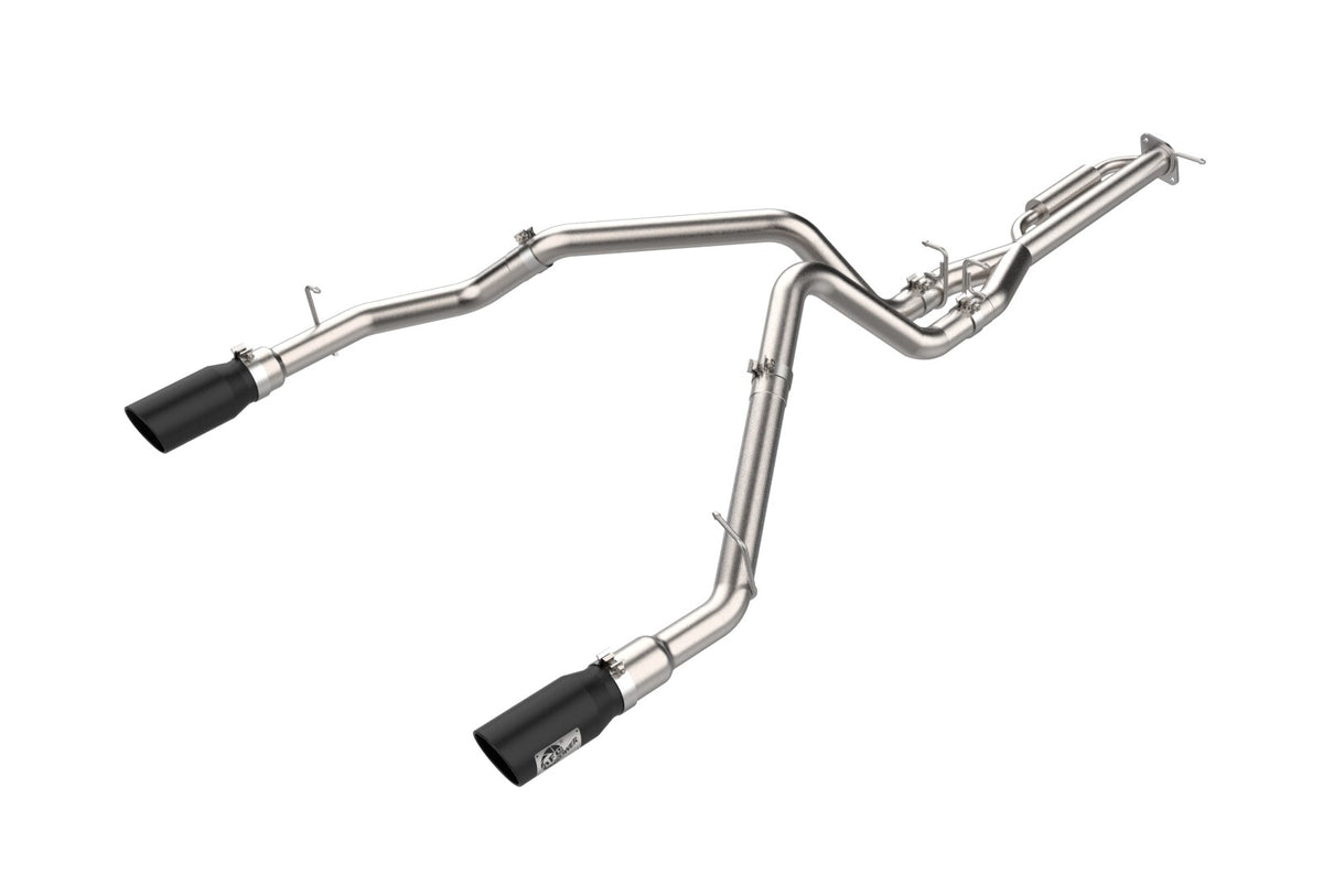 Vulcan Series 3 Inch to 3-1/2 Inch Stainless Steel Cat-Back Exhaust System Ford F-150 Raptor/Raptor R 21-26 V6/V8