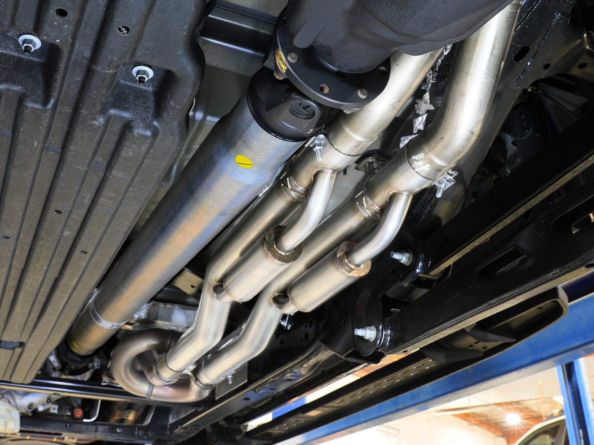 Vulcan Series 3 Inch to 3-1/2 Inch Stainless Steel Cat-Back Exhaust System Ford F-150 Raptor/Raptor R 21-26 V6/V8