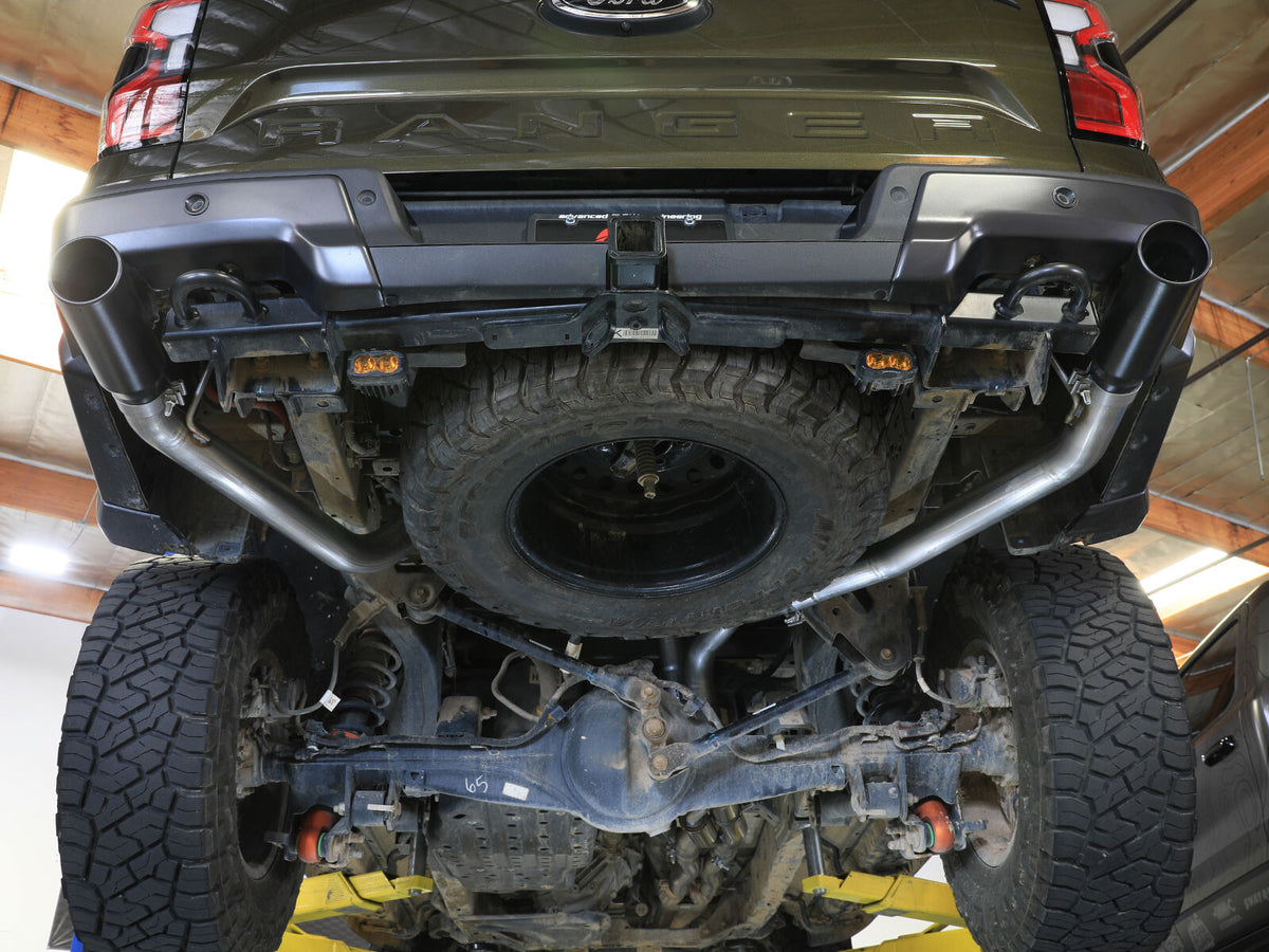 Vulcan Series 3 Inch 304 Stainless Steel Cat-Back Exhaust System Ford Ranger Raptor 24-26 V6-3.0L Twin Turbo