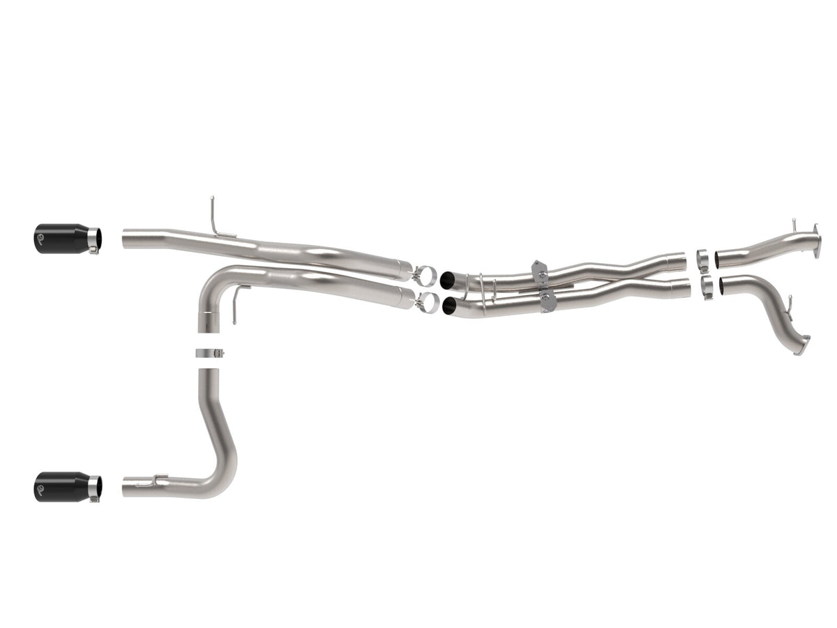 Vulcan Series 3 Inch 304 Stainless Steel Cat-Back Exhaust System Ford Bronco Raptor 22-26 V6-3.0L Twin Turbo