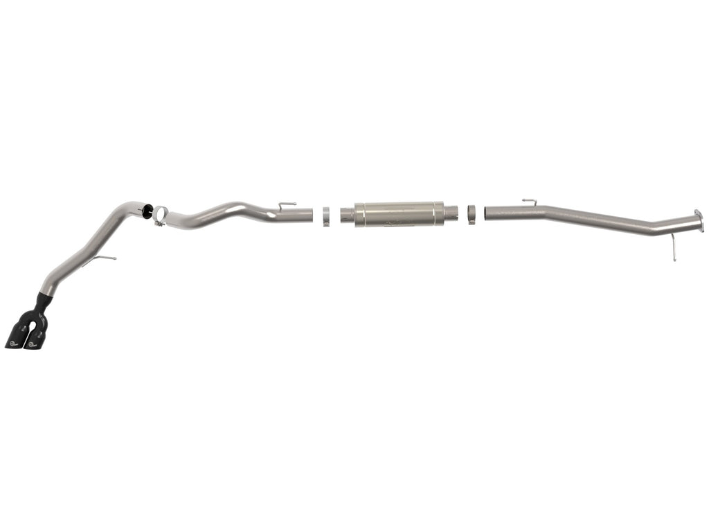 Vulcan Series 3 Inch Stainless Steel Rear Exit Exhaust System Ford Ranger/Ranger Raptor 22-26 L4-2.0L Turbo Diesel