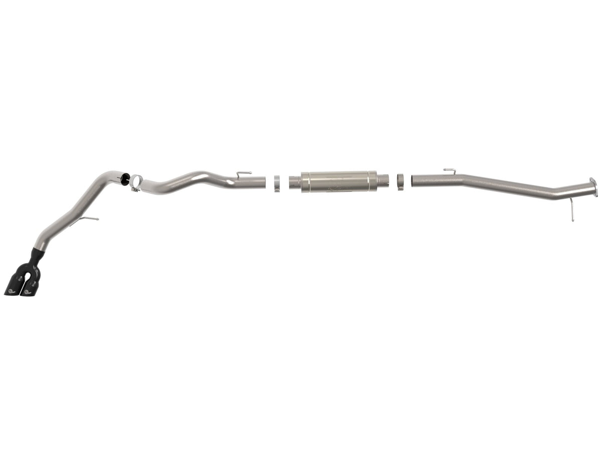 Vulcan Series 3 Inch Stainless Steel Rear Exit Exhaust System Ford Ranger/Ranger Raptor 22-26 L4-2.0L Turbo Diesel