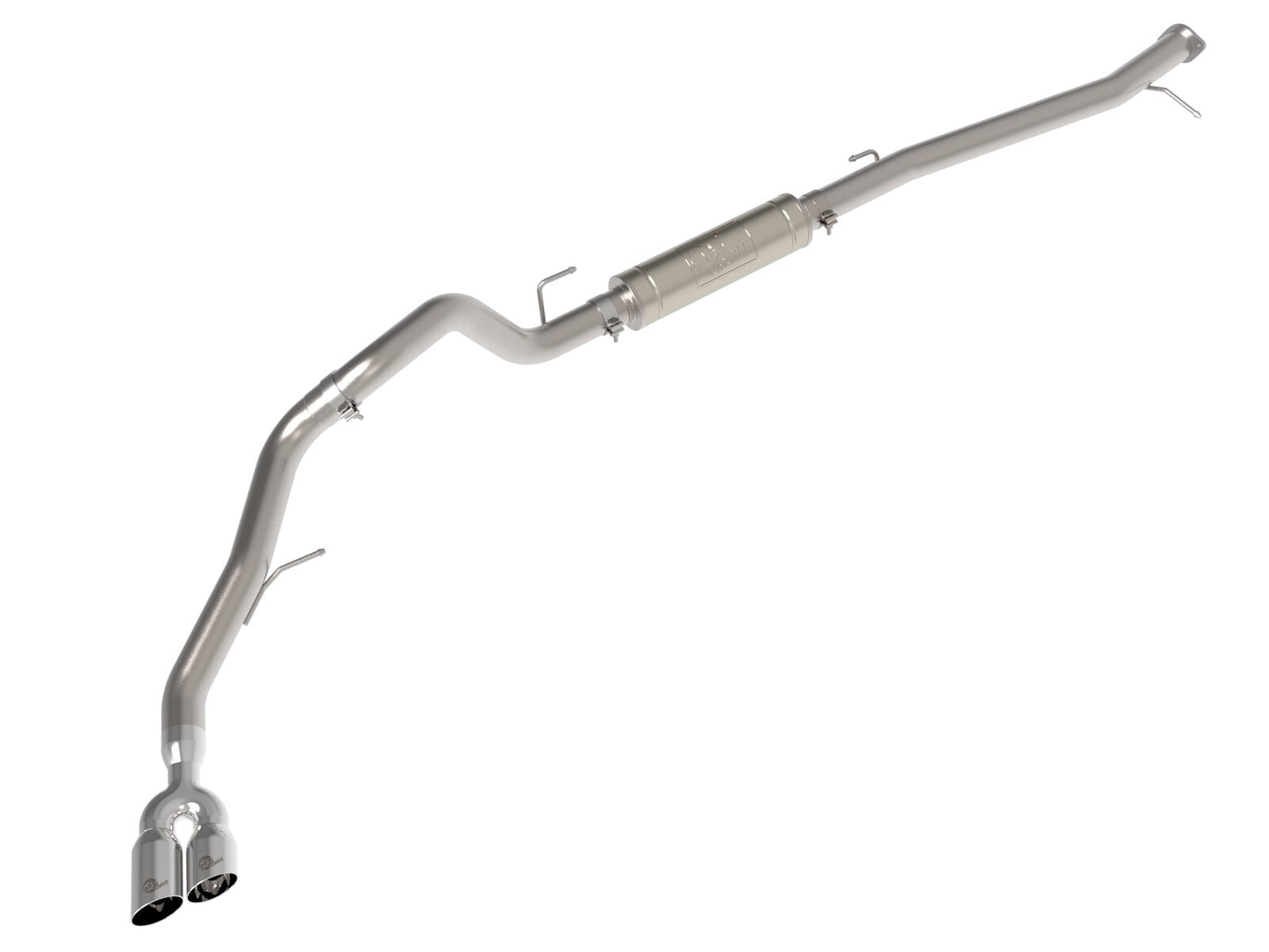 Vulcan Series 3 Inch Stainless Steel Rear Exit Exhaust System Ford Ranger/Ranger Raptor 22-26 L4-2.0L Turbo Diesel