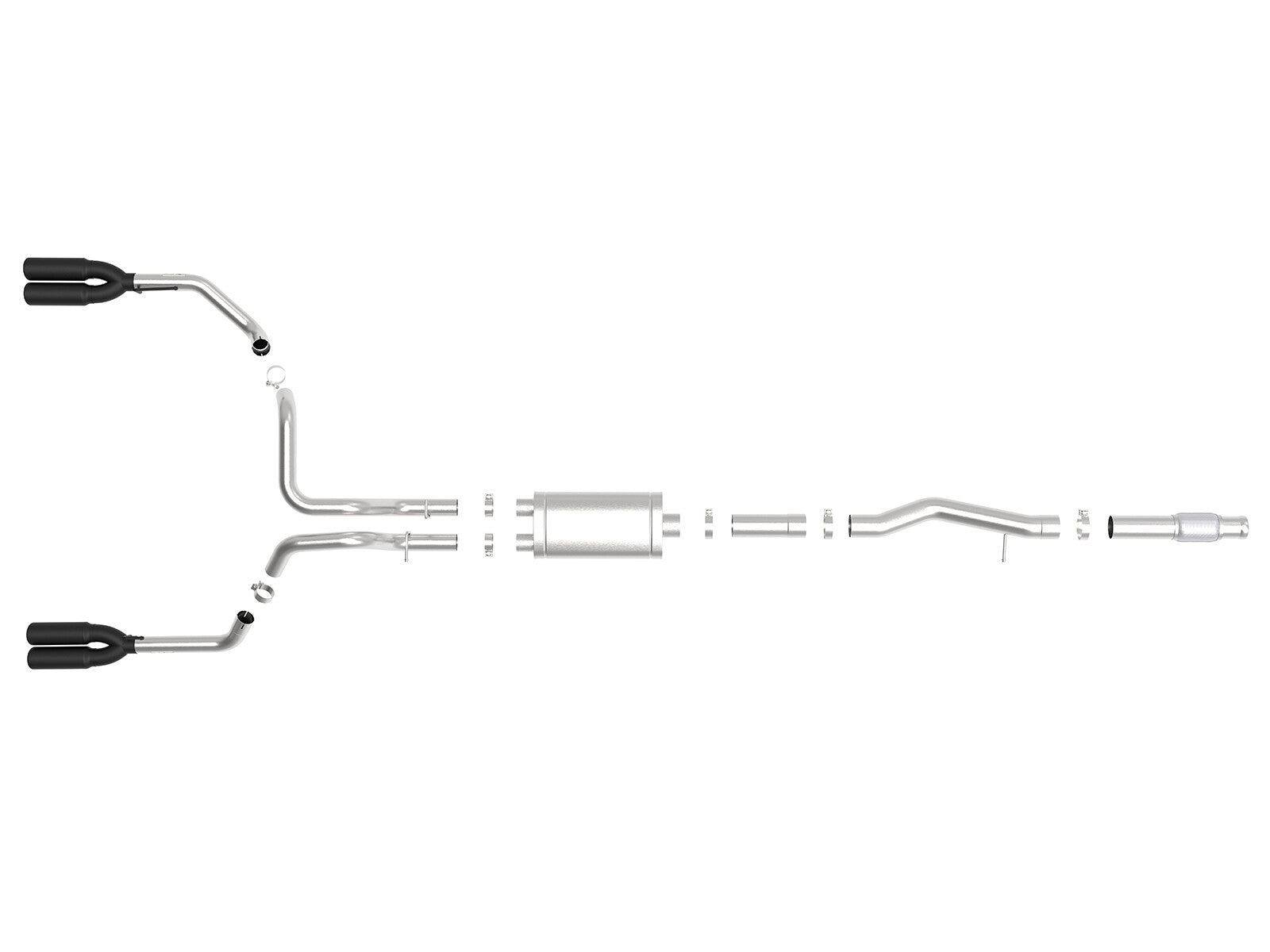 Vulcan Series 304 Stainless Steel Cat-Back Exhaust System GM Silverado/Sierra 1500 19-26 V8-6.2L