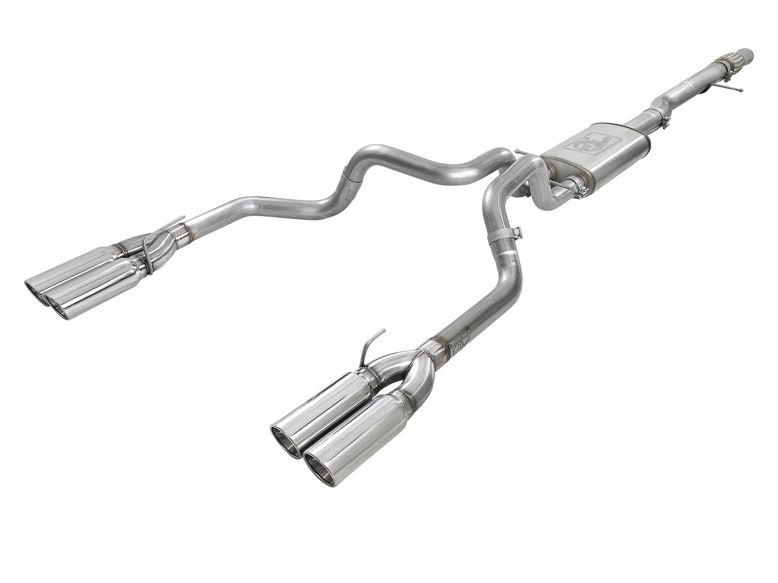Vulcan Series 304 Stainless Steel Cat-Back Exhaust System GM Silverado/Sierra 1500 19-26 V8-6.2L