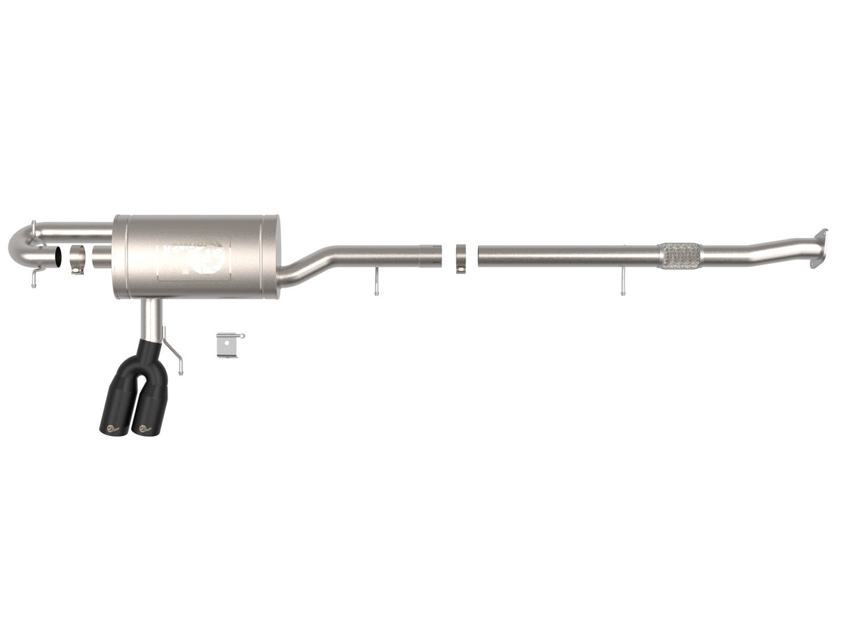 Rebel Series 3 Inch 304 Stainless Steel Cat-Back Exhaust System GM Colorado/Canyon 23-26 L4-2.7L Turbo