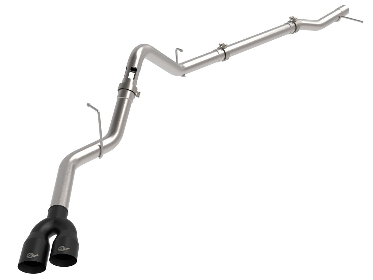 Rebel Xd Series 3 Inch 304 Stainless Steel Dpf-Back Exhaust w/Dual GM Trucks 23-26 L6-3.0L Turbo Diesel LZ0