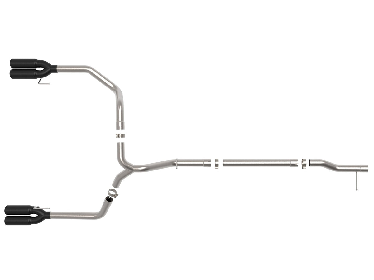 Vulcan Series 3 Inch 304 Stainless Steel Dpf-Back Exhaust System GM Trucks 23-26 L6-3.0L Turbo Diesel LZ0