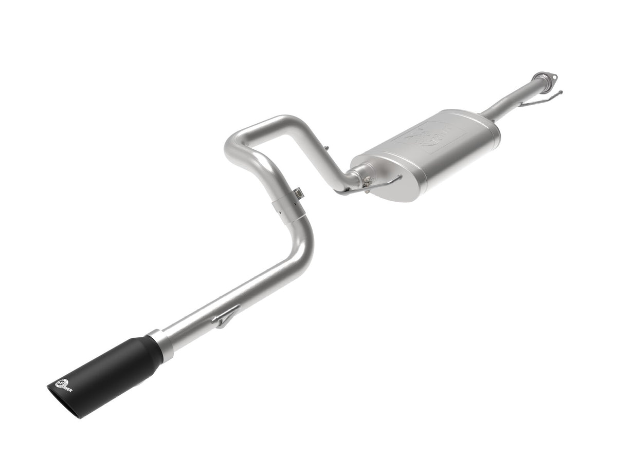 Mach Force-Xp 2-1/2 Inch 304 Stainless Steel Cat-Back Exhaust System w/Black Tip Toyota 4Runner 10-24 V6-4.0L