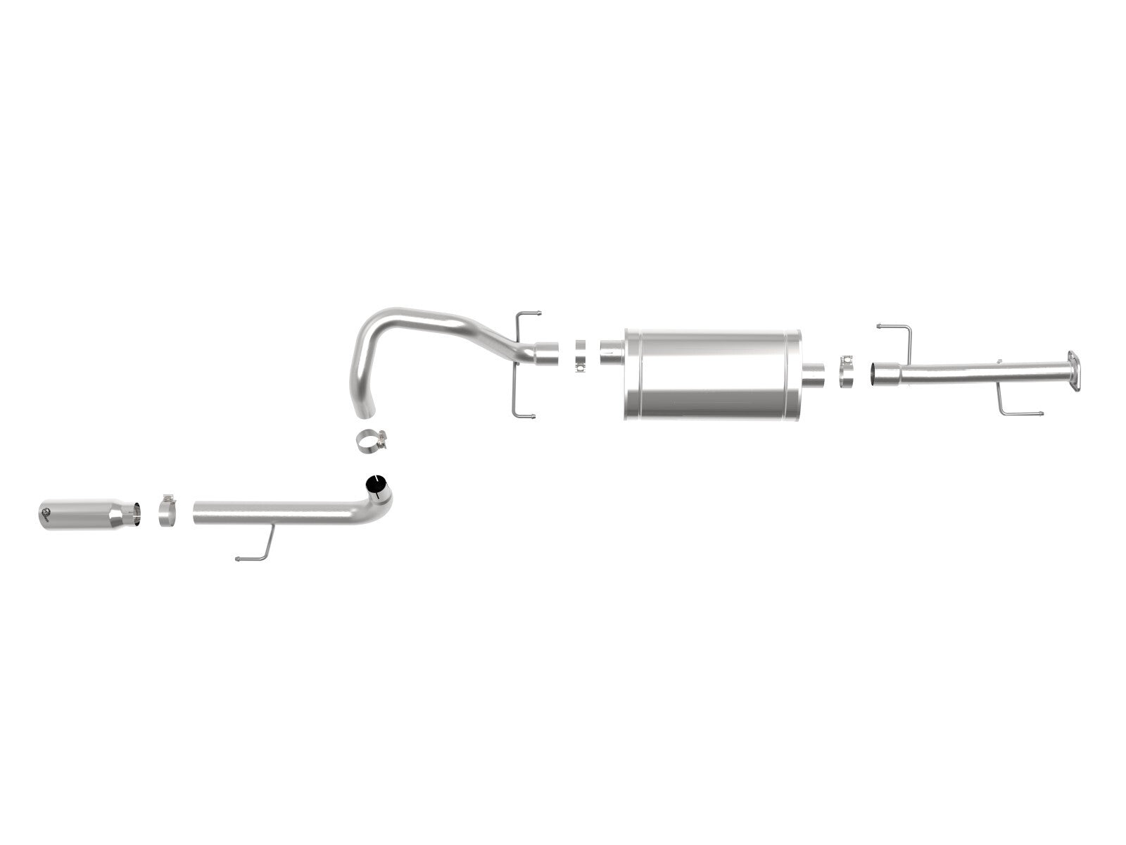 Mach Force-Xp 2-1/2 Inch 304 Stainless Steel Cat-Back Exhaust System w/ Polish Tip Toyota 4Runner 10-24 V6-4.0L