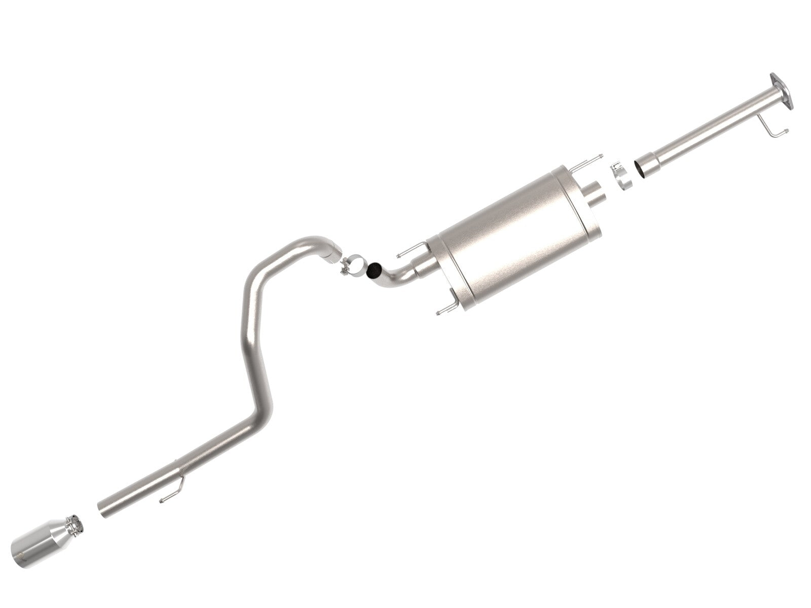 Mach Force-Xp Cat-Back 304 Stainlees Steel Exhaust System w/ Polished Tip Lexus GX460 10-23 V8-4.6L