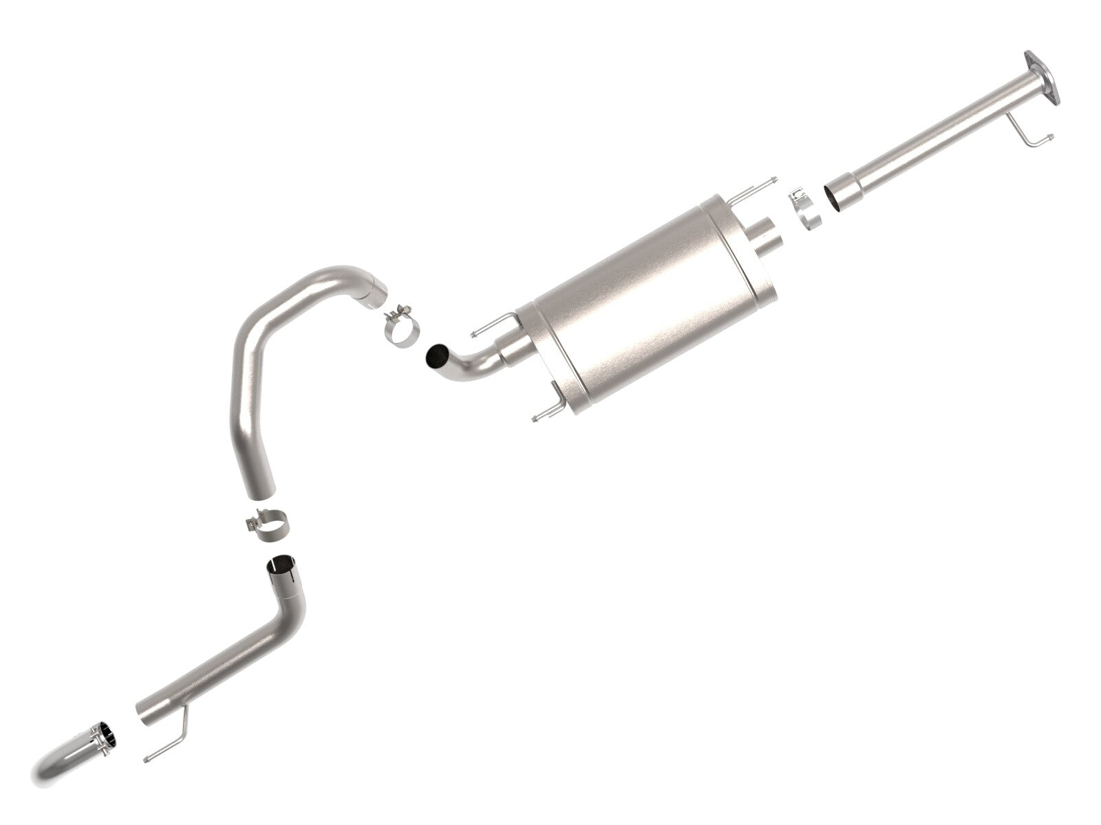 Vulcan Series 2-1/2 Inch 304 Stainless Steel Cat-Back Hi-Tuck Exhaust System Lexus GX460 10-23 V8-4.6L