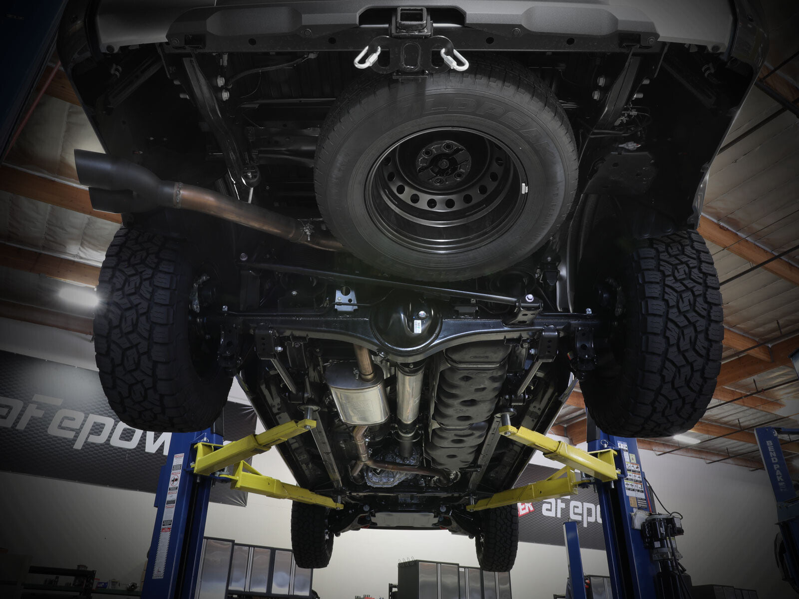 Vulcan Series 2-1/2 Inch to 3 Inch Stainless Steel Cat-Back Exhaust System Toyota Tundra 22-26 V6-3.4L Twin Turbo