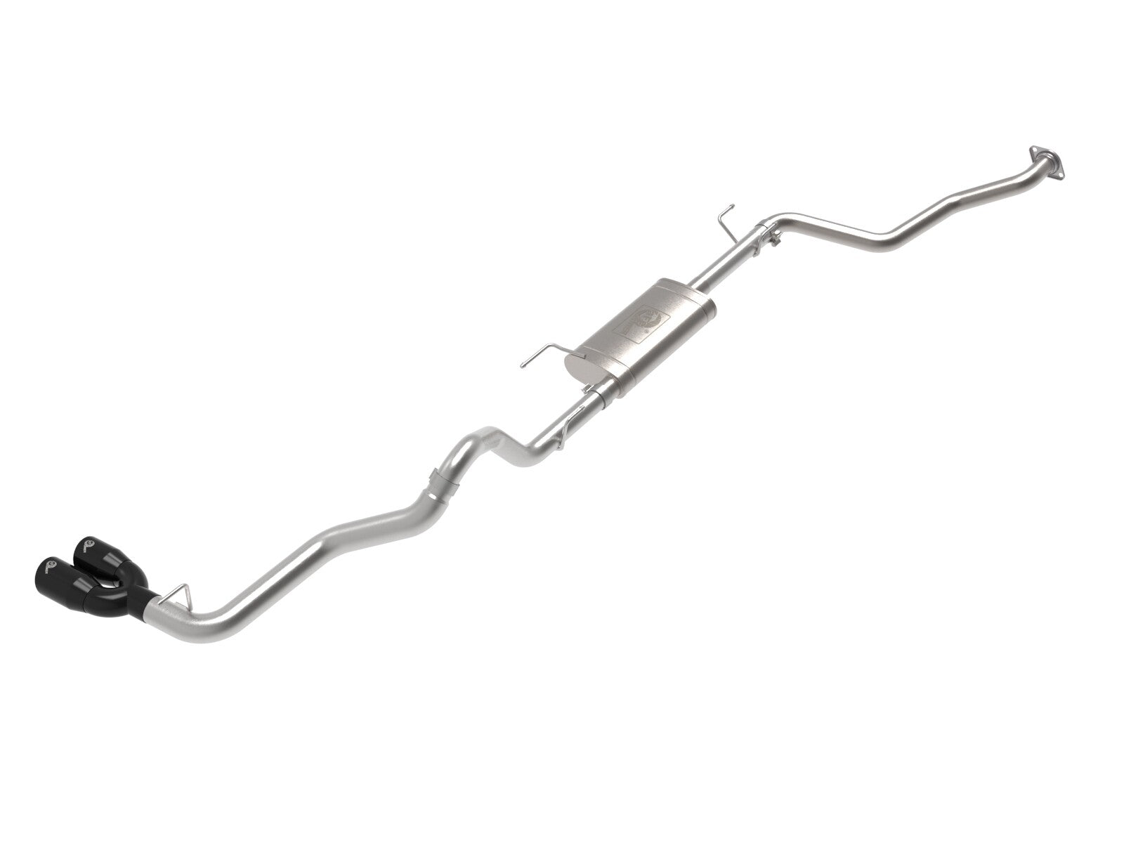 Vulcan Series 2-1/2 Inch to 3 Inch Stainless Steel Cat-Back Exhaust Toyota Tacoma 24-26 L4-2.4L Turbo Angled Cut