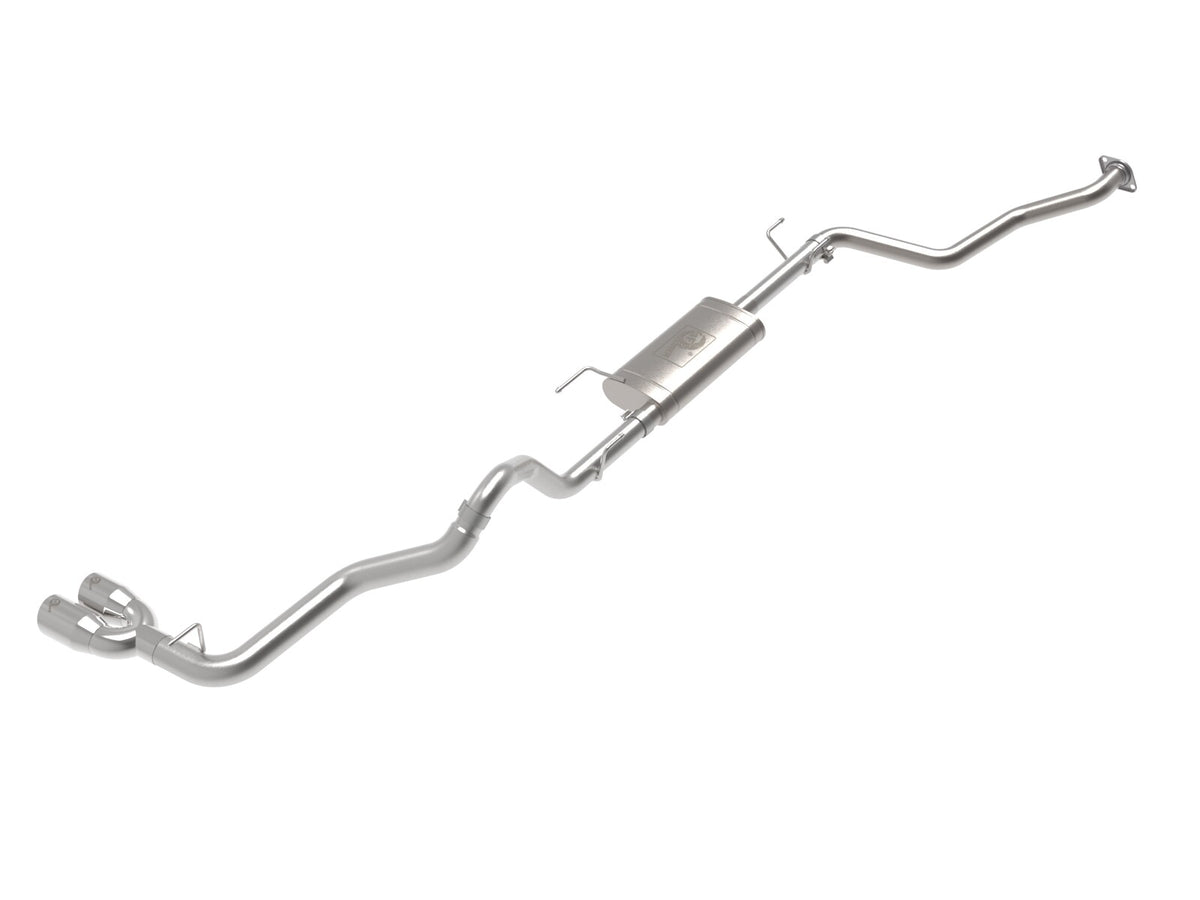 Vulcan Series 2-1/2 Inch to 3 Inch Stainless Steel Cat-Back Exhaust Toyota Tacoma 24-26 L4-2.4L Turbo Angled Cut