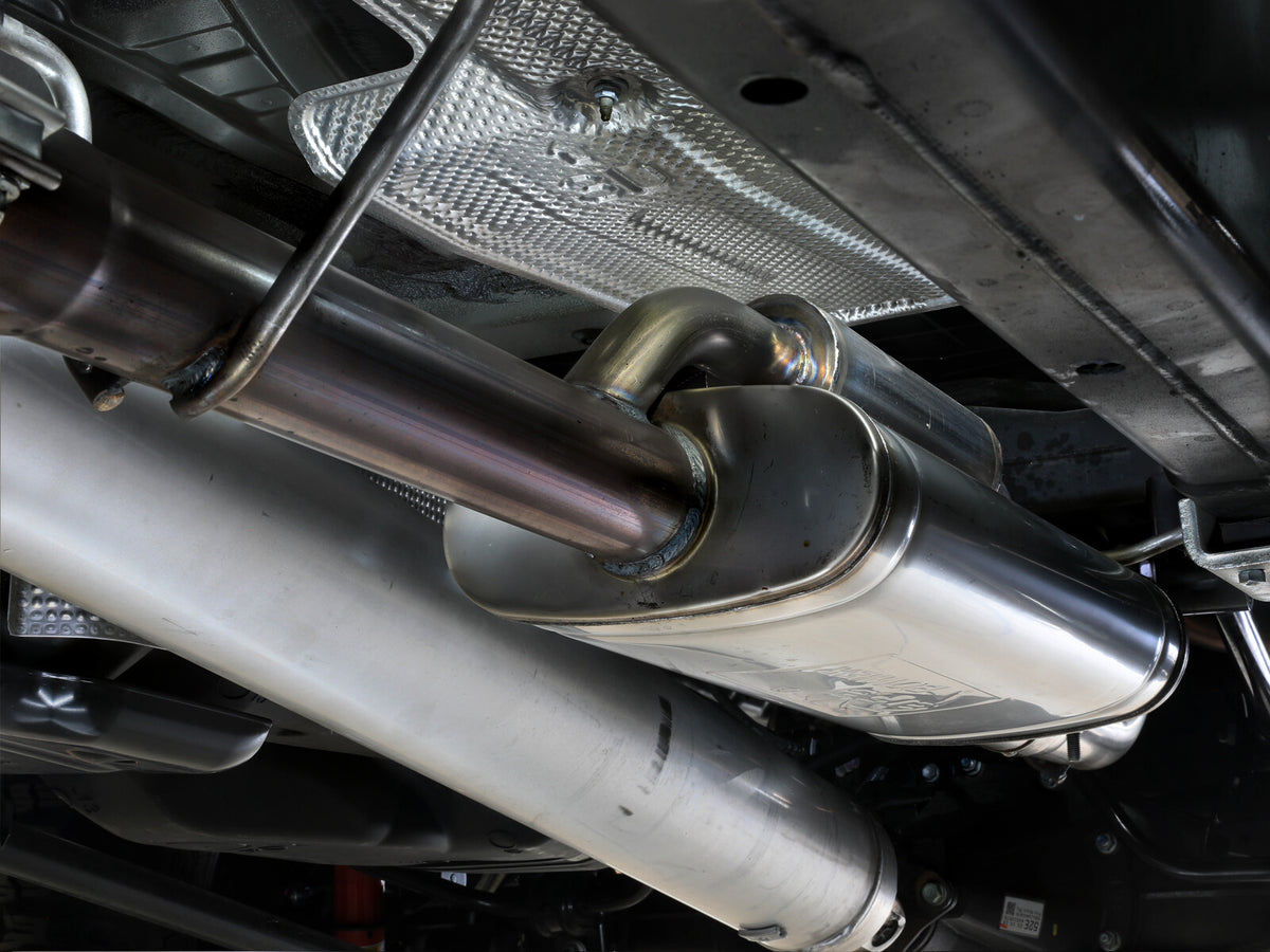 Vulcan Series 2-1/2 Inch to 3 Inch Stainless Steel Cat-Back Exhaust Toyota Tacoma 24-26 L4-2.4L Turbo Slant Cut