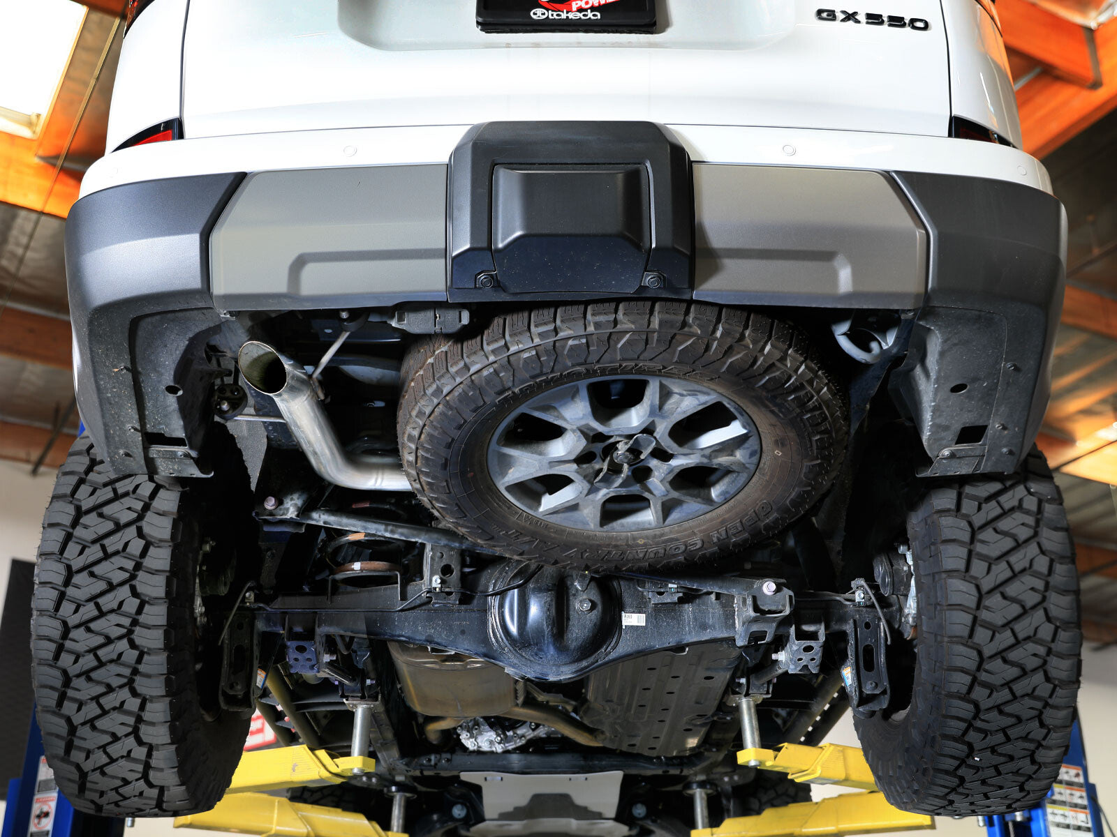 Vulcan Series 2-1/2 Inch to 3 Inch Stainless Steel Axle-Back Hi-Tuck Exhaust System Lexus GX550 24-26 V6-3.4L Twin Turbo