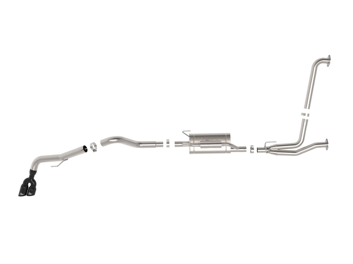 Vulcan Series 2-1/2 Inch to 3 Inch Stainless Steel Cat-Back Exhaust Nissan Frontier 22-26 V6-3.8L
