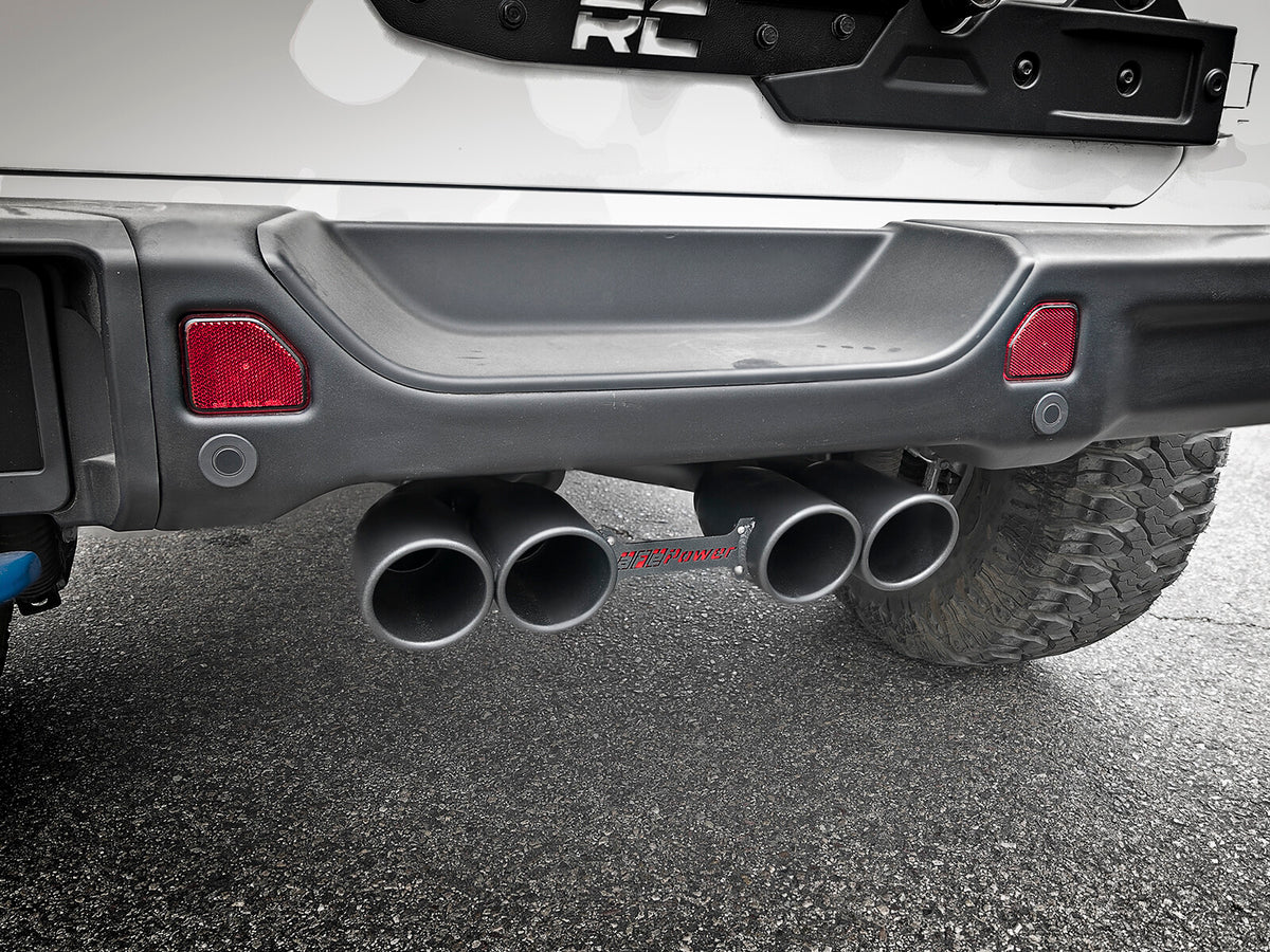 Rebel Series 2-1/2 Inch 304 Stainless Steel Cat-Back Exhaust Jeep Wrangler (Jl) 18-26 V6-3.6L Split rear