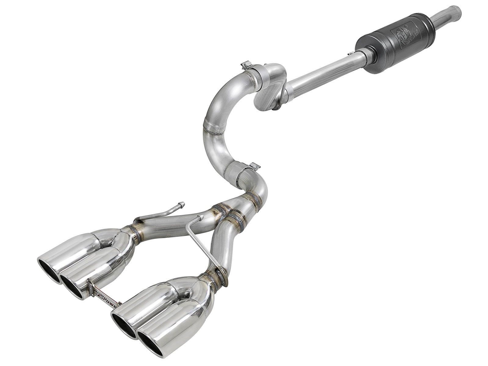 Rebel Series 2-1/2 Inch 304 Stainless Steel Cat-Back Exhaust Jeep Wrangler (Jl) 18-26 V6-3.6L Split rear