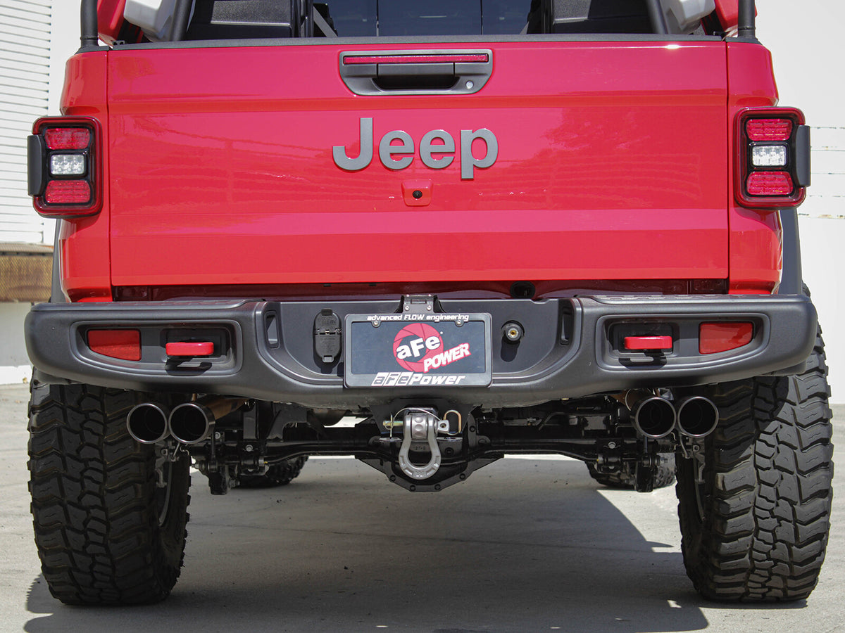 Vulcan Series 3 Inch to 2-1/2 Inch 304 Stainless Steel Cat-Back Exhaust Jeep Gladiator (Jt) 20-26 V6-3.6L