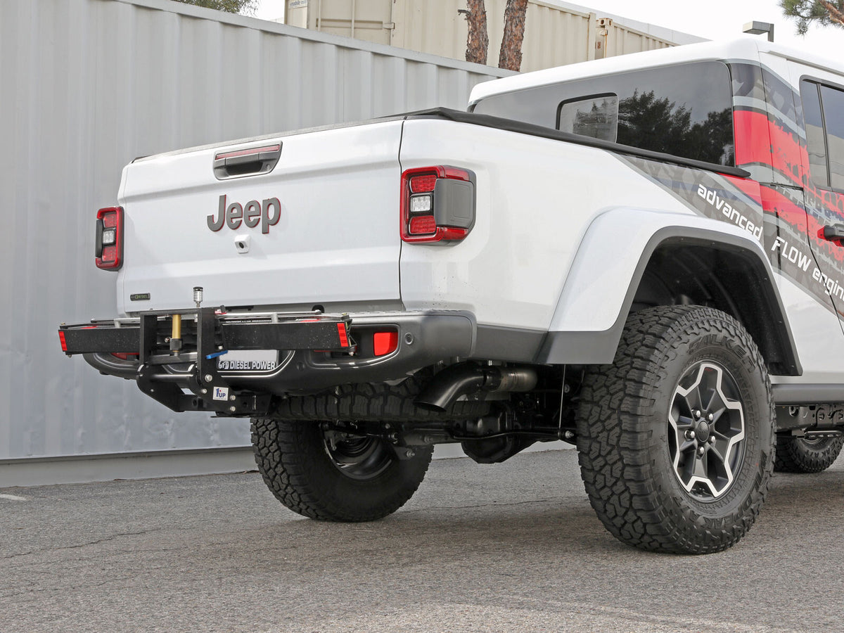 Vulcan Series 3 Inch 304 Stainless Dpf-Back Hi-Tuck Exhaust System w/ Black Tip Jeep Gladiator (Jt) 21-23 V6-3.0L Turbo Diesel