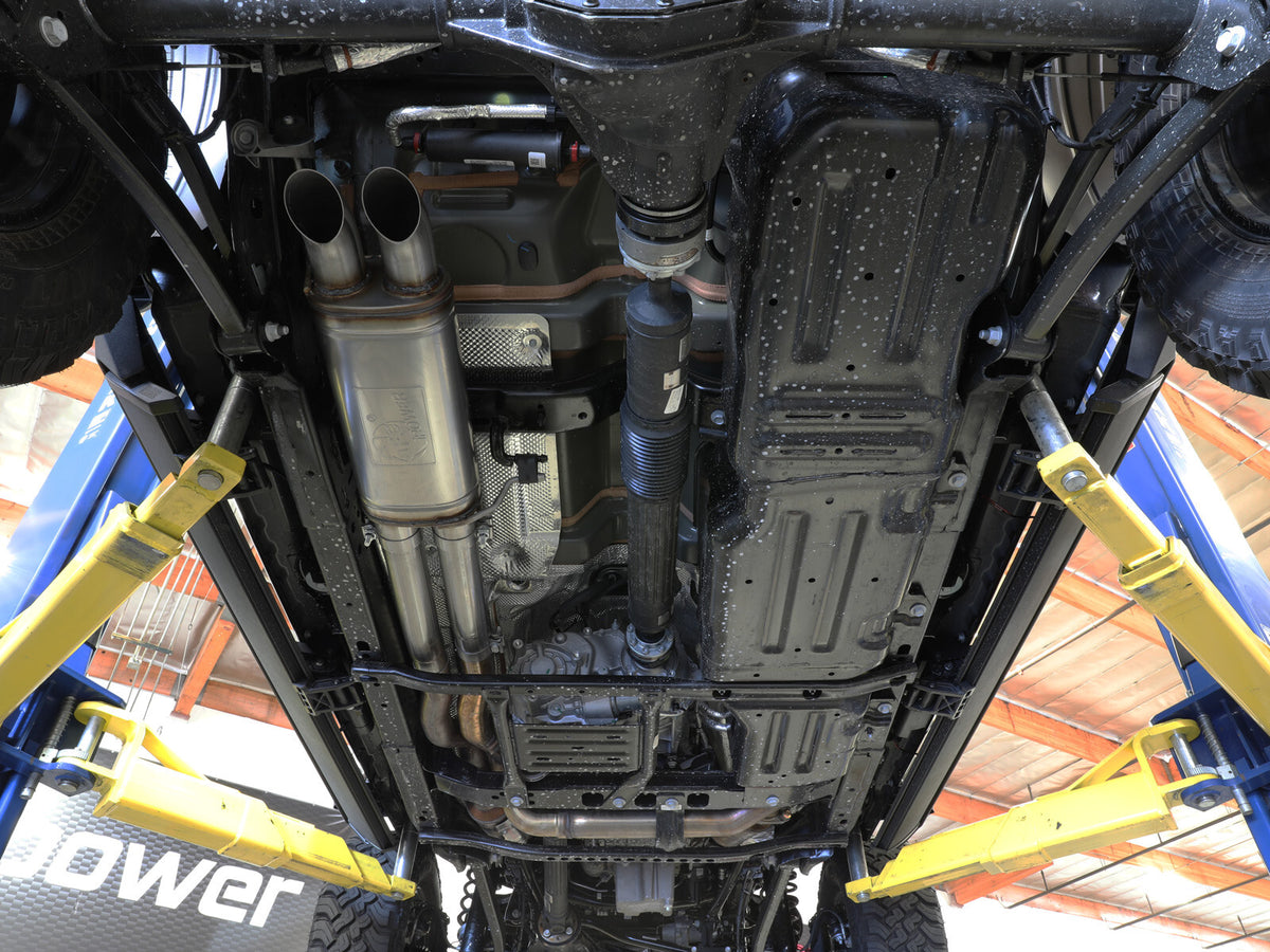 Rock Basher 3 Inch 304 Stainless Steel Cat-Back Exhaust System Jeep Wrangler 392 21-26 V8-6.4L