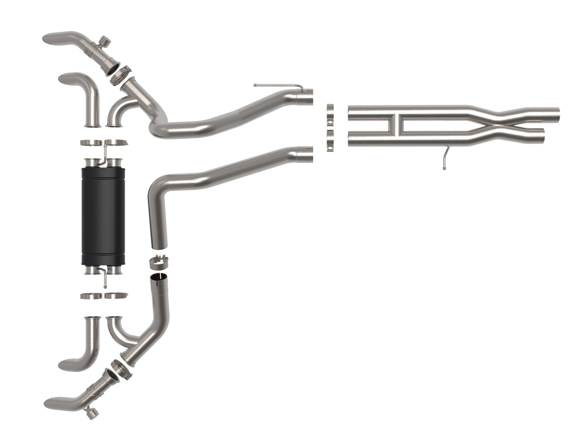 Vulcan Series 2-1/2 Inch to 3 Inch Stainless Steel Cat-Back Exhaust System Jeep Wrangler 392 21-26 V8-6.4L