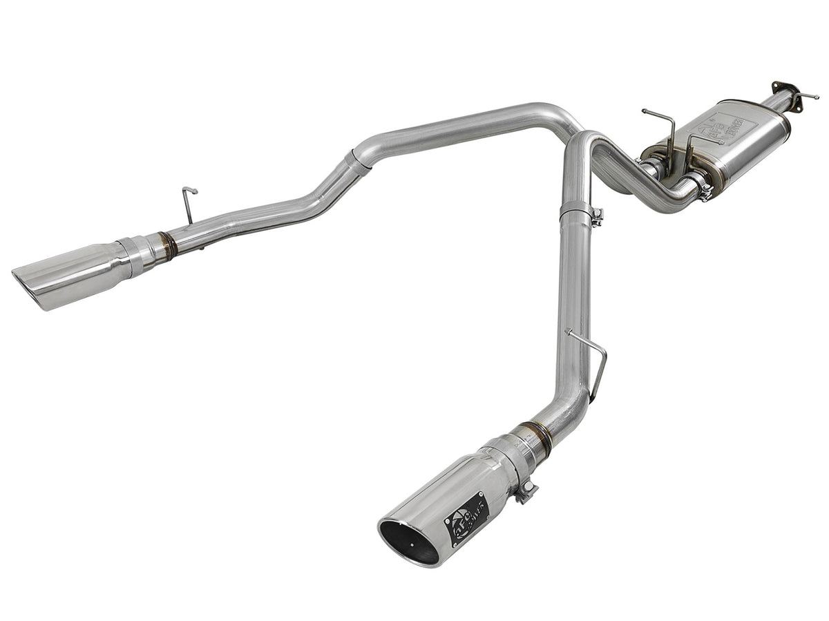 Mach Force-Xp 3 Inch Stainless Steel Cat-Back Exhaust System w/ Dual Dodge Ram 1500 (Dt) 19-24 V8-5.7L Hemi