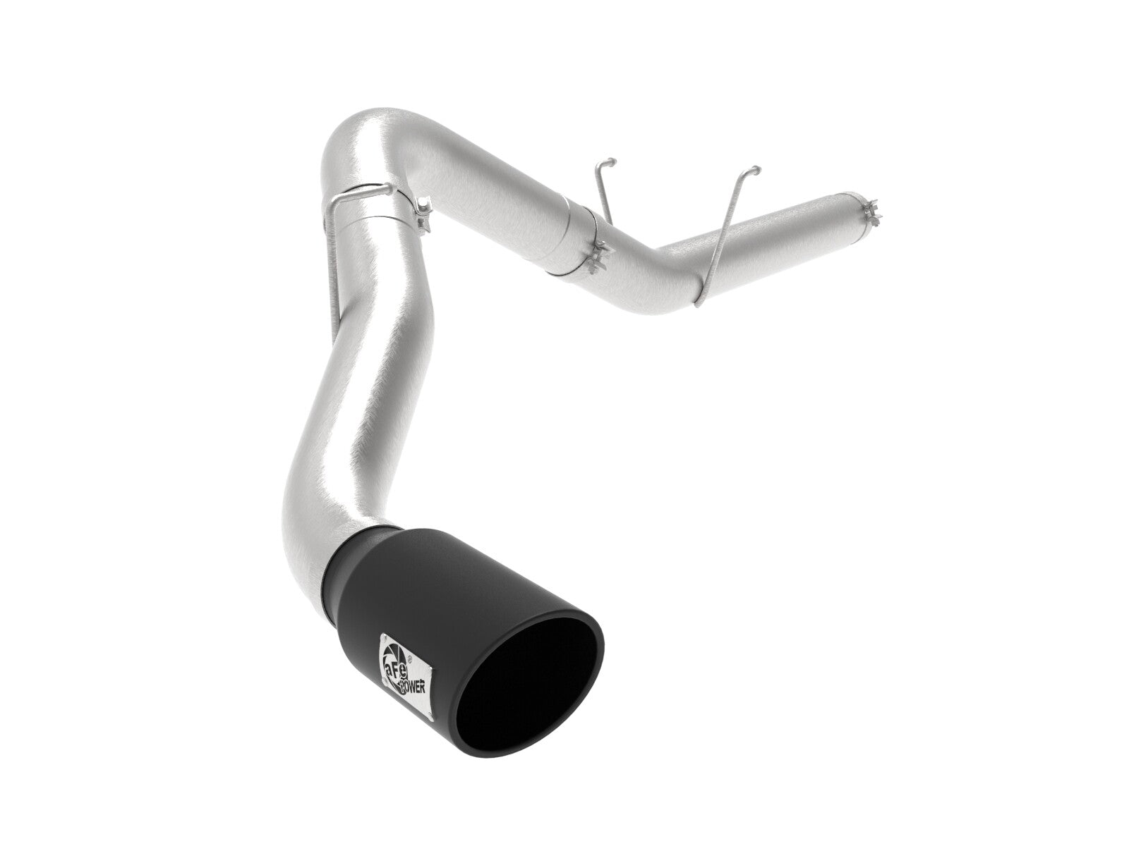 Large Bore-HD 5 Inch 409 Stainless Steel Dpf-Back Exhaust System Ram Diesel Trucks 19-26 L6-6.7L Turbo Diesel Slant Cut