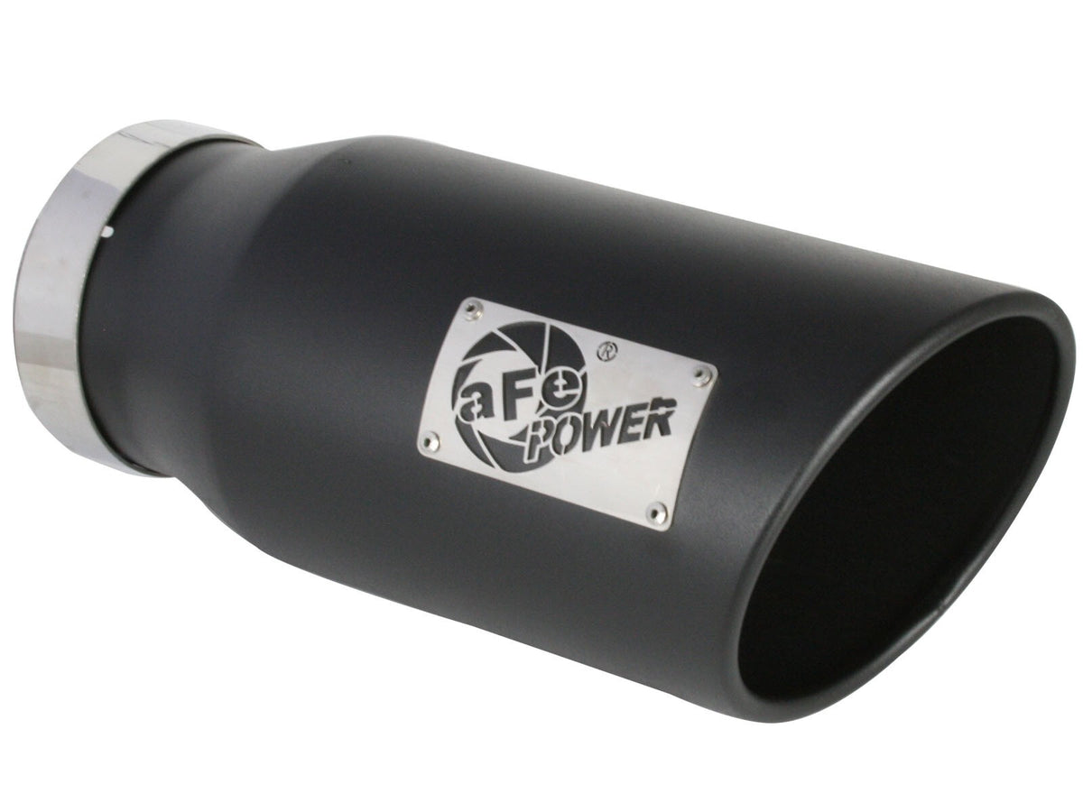 Large Bore-HD 5 Inch 409 Stainless Steel Dpf-Back Exhaust System Ram Diesel Trucks 19-26 L6-6.7L Turbo Diesel Slant Cut