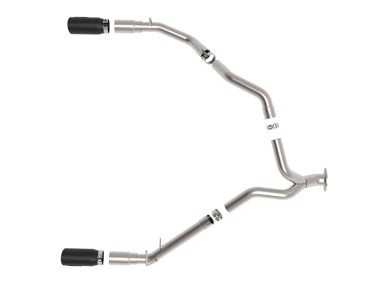 Large Bore-HD 3 Inch 409 Stainless Steel Dpf-Back Exhaust System Ram 1500 20-23 V6-3.0L Turbo Diesel