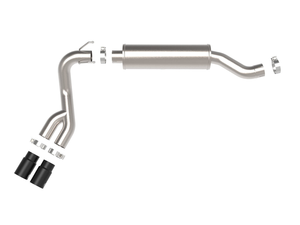 Rebel Series 3-1/2 Inch Stainless Steel Cat-Back Exhaust System Ram Trucks 19-22 V8-6.4L Hemi