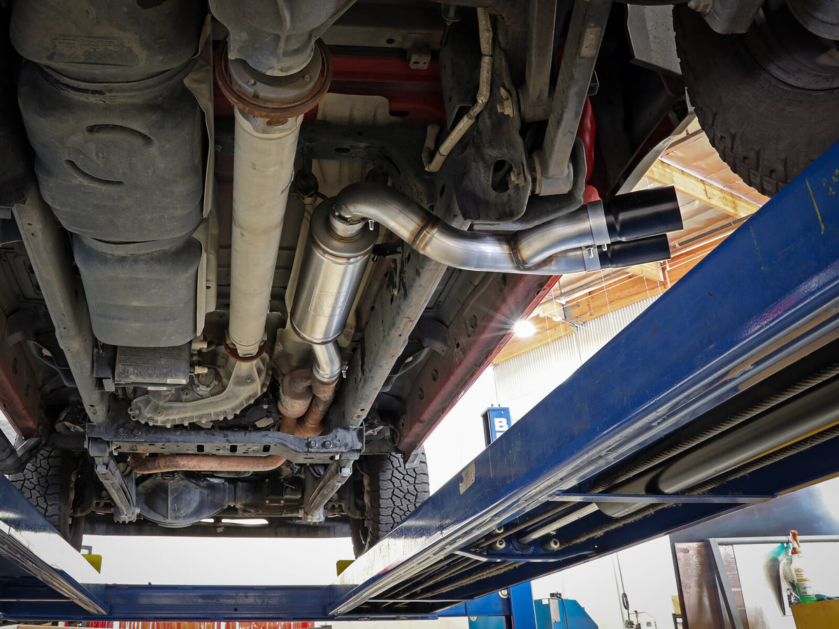 Rebel Series 3-1/2 Inch Stainless Steel Cat-Back Exhaust System Ram Trucks 19-22 V8-6.4L Hemi