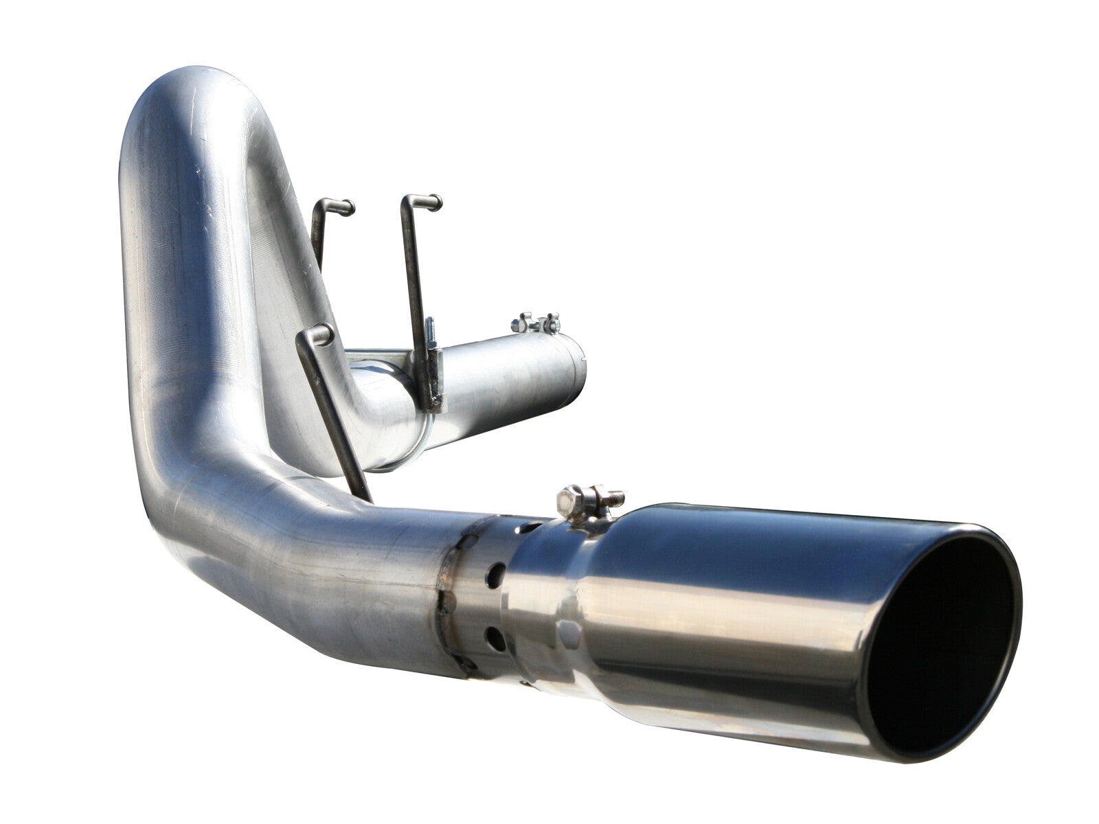 Large Bore-HD 4 Inch 409 Stainless Steel Dpf-Back Exhaust System Ford Diesel Trucks 08-10 V8-6.4L Turbo Diesel