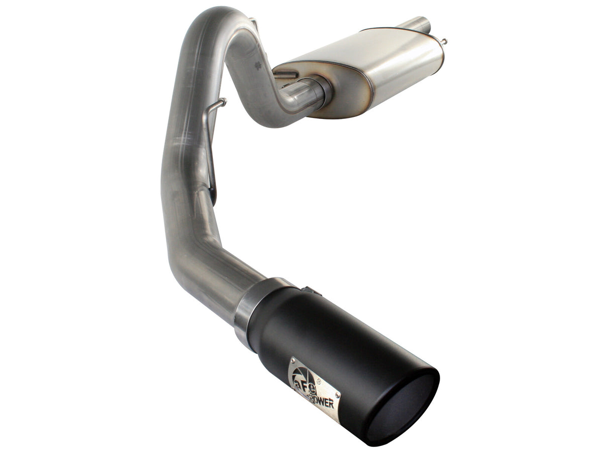 Mach Force-Xp 3-1/2 Inch 409 Stainless Steel Cat-Back Exhaust System Ford F-150 Raptor 10-14 V8-6.2L