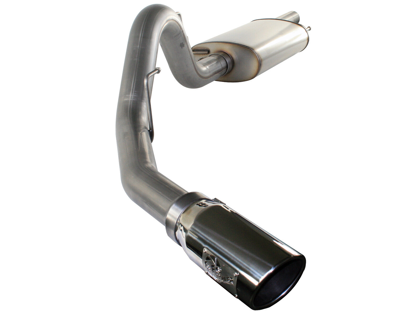 Mach Force-Xp 3-1/2 Inch 409 Stainless Steel Cat-Back Exhaust System Ford F-150 Raptor 10-14 V8-6.2L