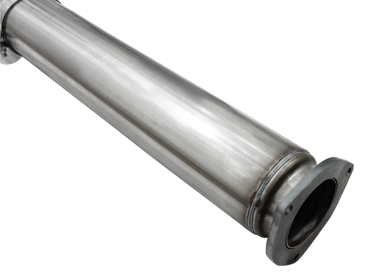 Large Bore-HD 5 Inch 409 Stainless Steel Dpf-Back Exhaust System Ford Diesel Trucks 15-16 V8-6.7L Turbo Diesel